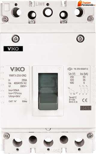Viko - VMF1-40-SN2 3x40A 25ka Sn2 Sabit Kompakt Şalter